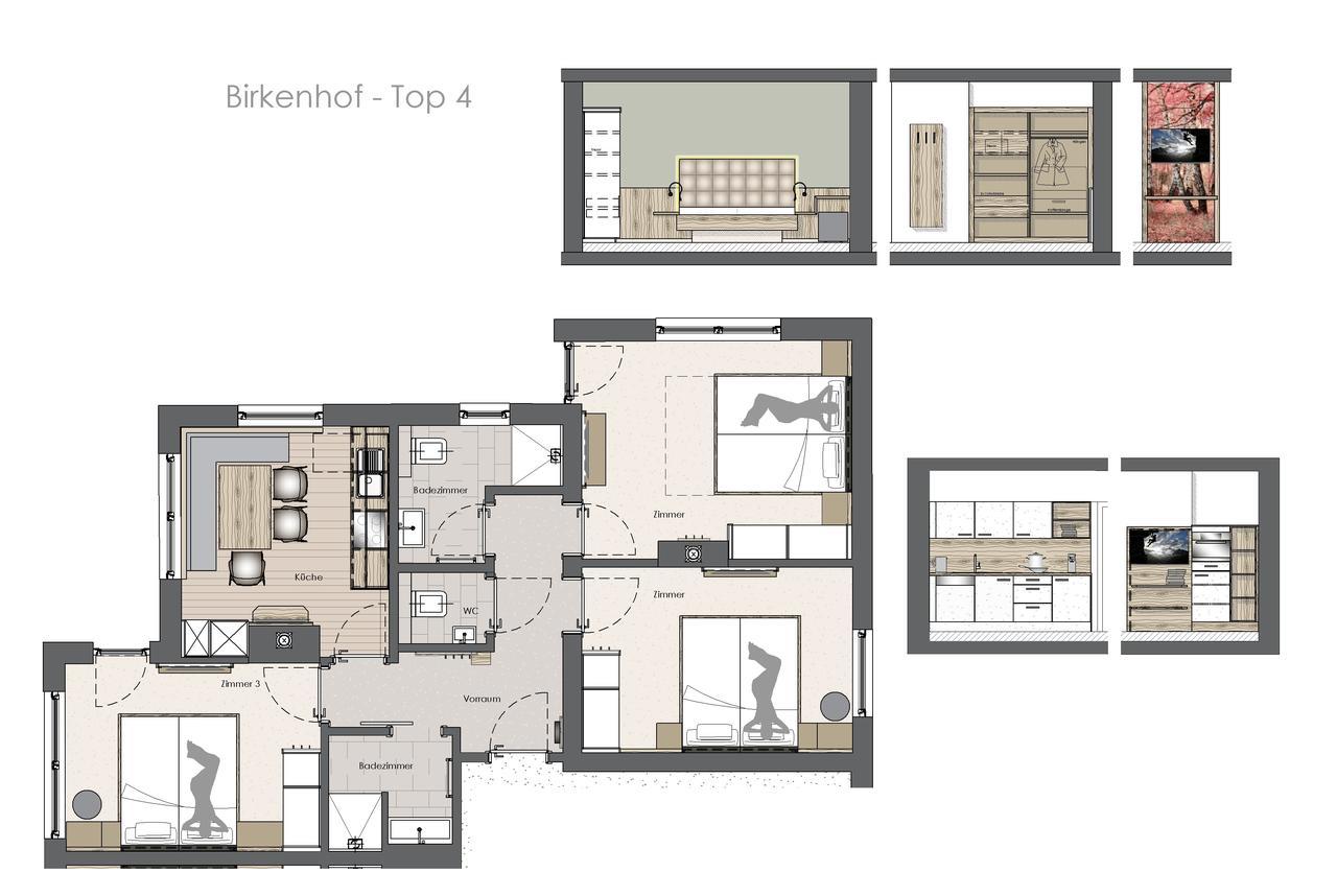 Birkenhof Apartment Zell am Ziller Luaran gambar