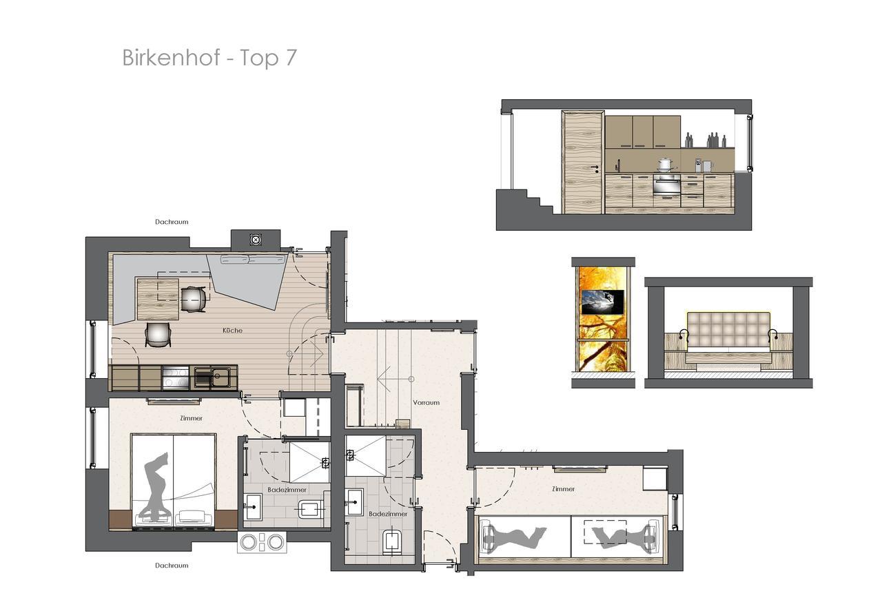 Birkenhof Apartment Zell am Ziller Luaran gambar