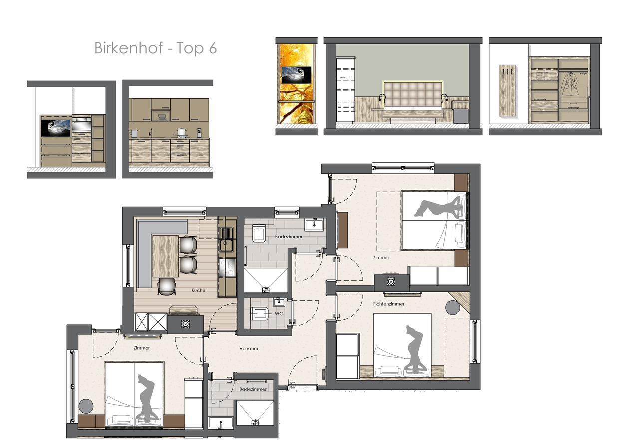 Birkenhof Apartment Zell am Ziller Luaran gambar